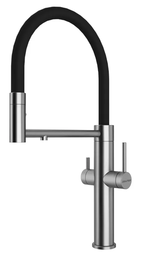 Фото товара: Paulmark NEXUS, смеситель, брашированная сталь