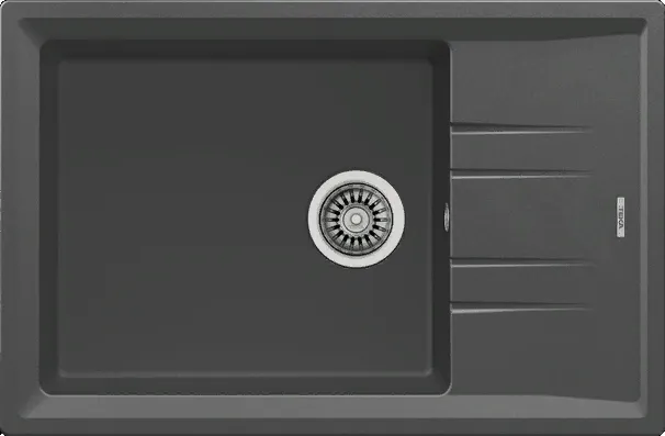 Детальное фото товара: Teka STONE 60 S-TG 1B 1D, мойка, гранит, темный серый