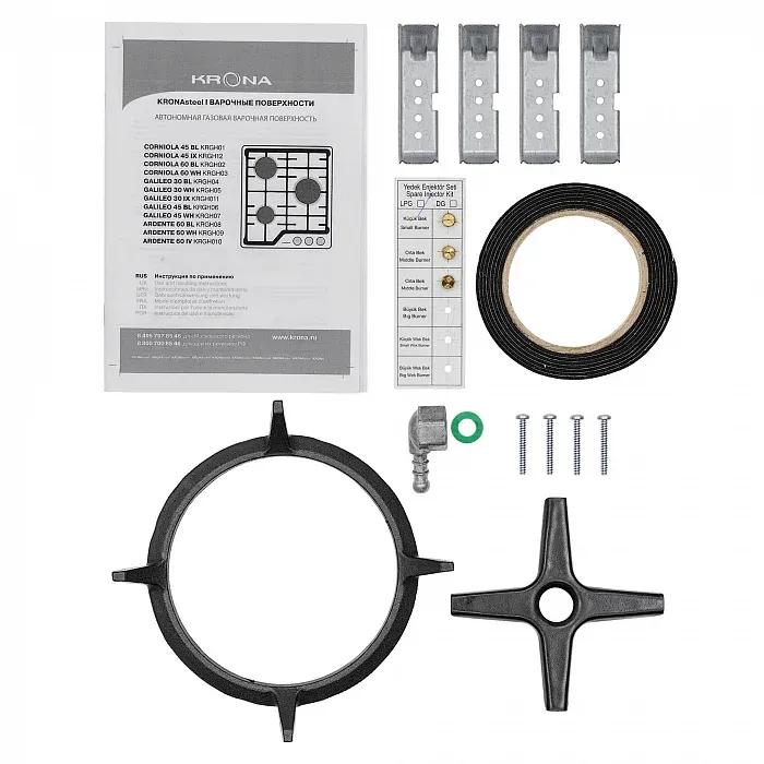 Детальное фото товара: Krona CORNIOLA 45 IX газовая поверхность