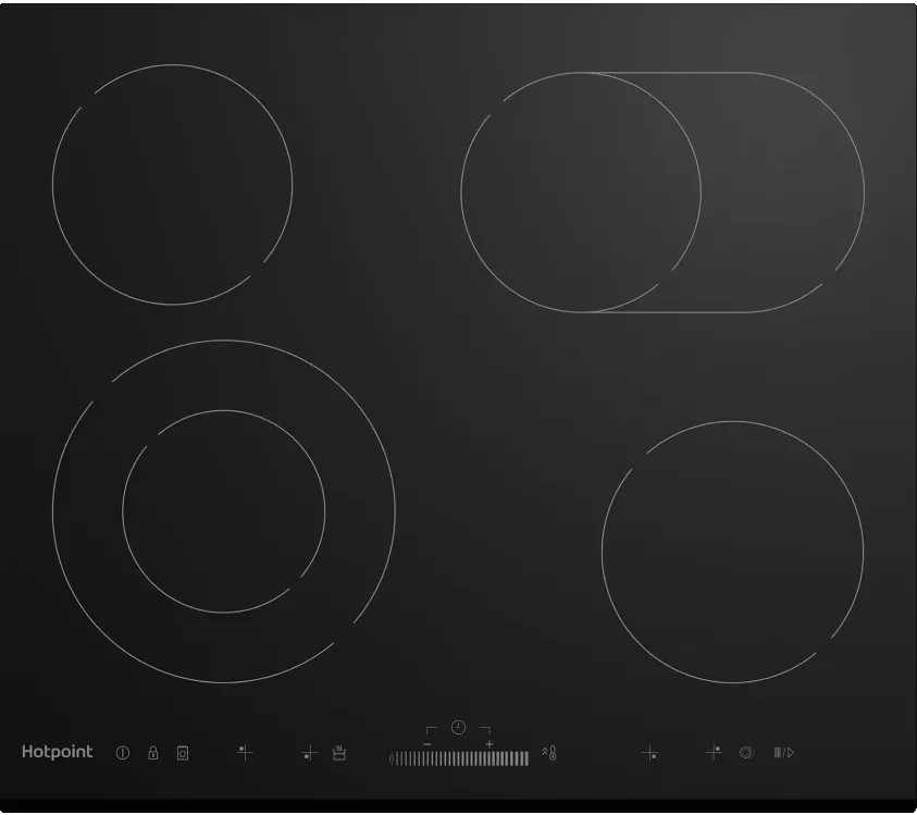 Фото товара: Hotpoint HR 6T5 B S стеклокерамическая поверхность
