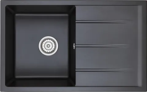 Детальное фото товара: Emar EMQ-1800.Q, мойка, гранит, оникс