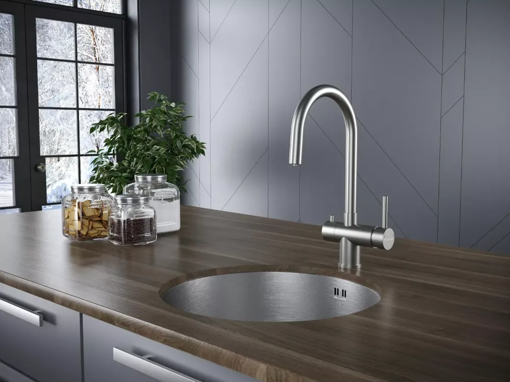 Детальное фото товара: Paulmark HELLER, смеситель, брашированная сталь