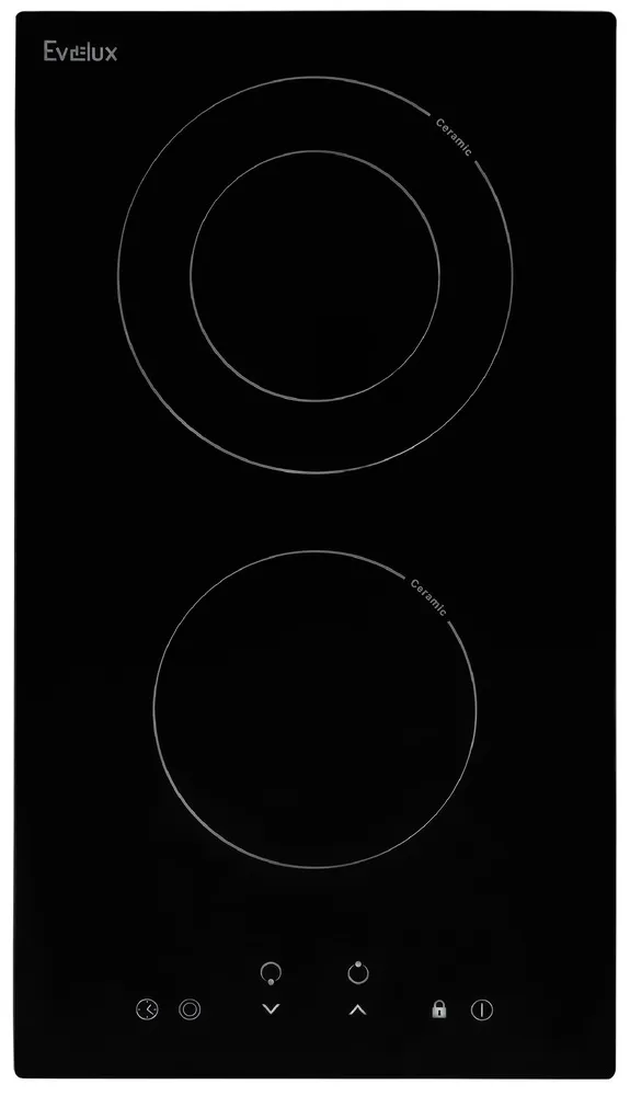 Детальное фото товара: Evelux HEV 321 B стеклокерамическая поверхность