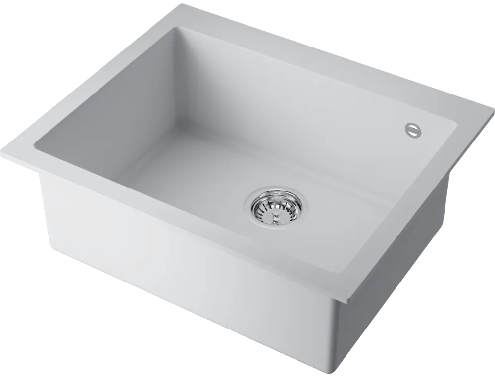 Детальное фото товара: Omoikiri Bosen 61A-WH, мойка, керамика, белый