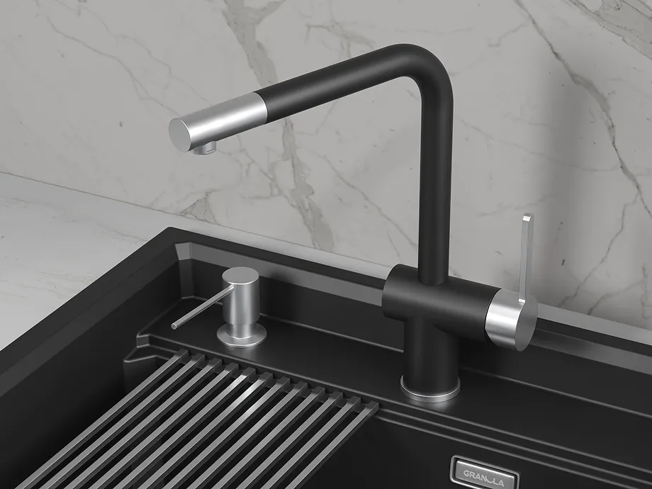 Детальное фото товара: GRANULA 5017 смеситель, гранит, турмалин