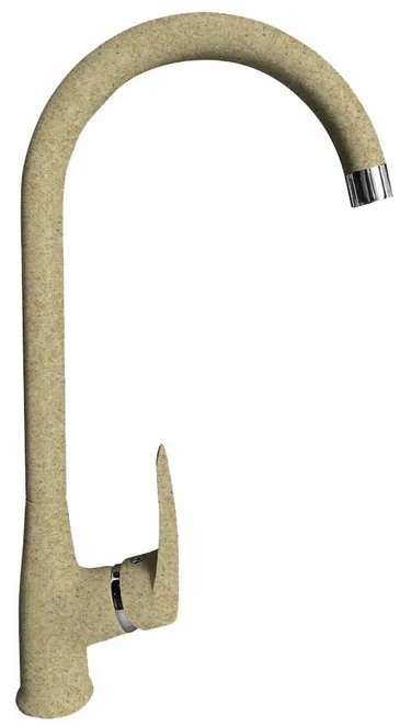 Фото товара: GranFest QUARZ Z3424, смеситель, гранит, бежевый