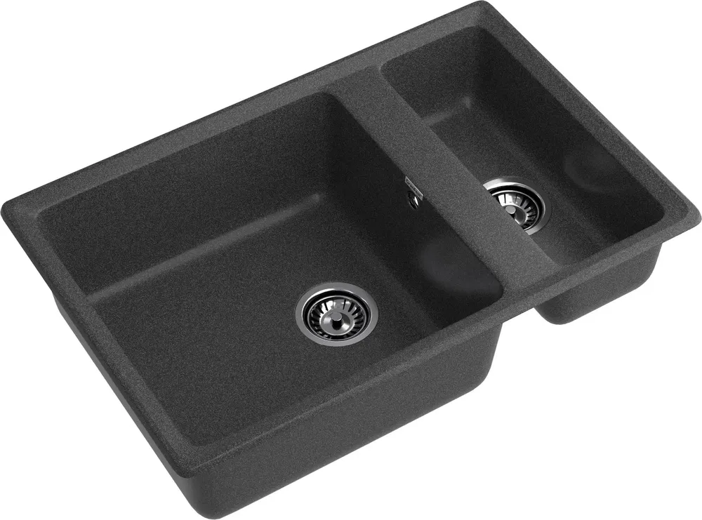 Детальное фото товара: GranFest LEVEL GF-LV-760K, мойка, мрамор, графит