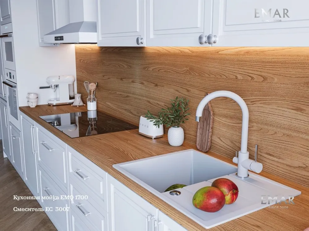 Детальное фото товара: Emar EMQ-1700.Q, мойка, гранит, агат