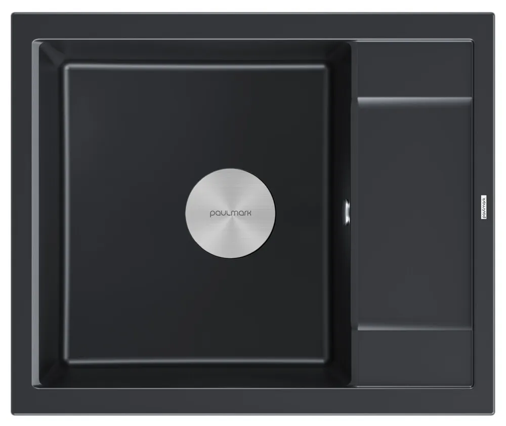 Фото товара: Paulmark FLUGEN 50-600, мойка, гранит, черный металлик