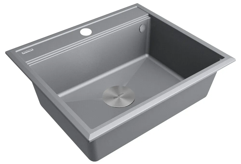 Детальное фото товара: Paulmark STEPIA 60, мойка, гранит, серый металлик
