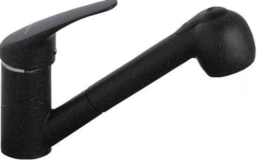 Детальное фото товара: ALVEUS GENESIS GM 220 G55 AQ, смеситель, гранит, черный