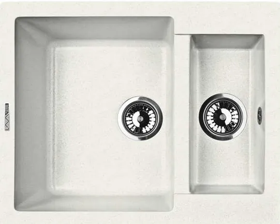 Фото товара: LAVA D.1 LATTE, мойка, гранит, белый