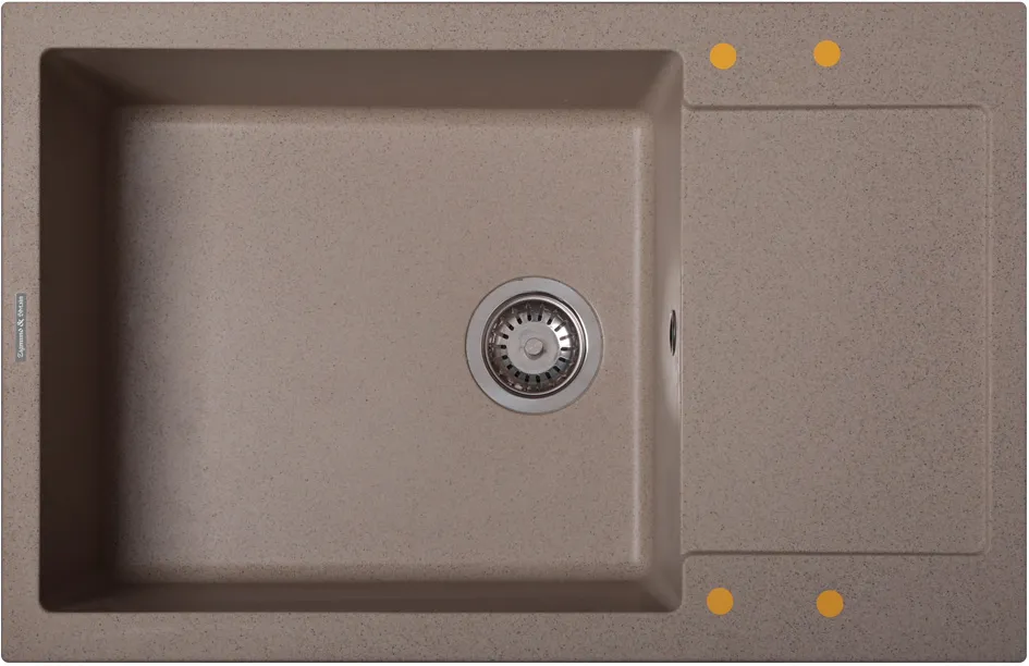 Фото товара: Zigmund & Shtain RECHTECK 780.490, мойка, речной песок