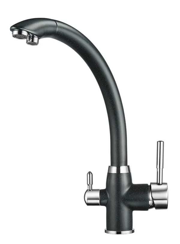 Фото товара: GRANULA 2167 смеситель, гранит, шварц