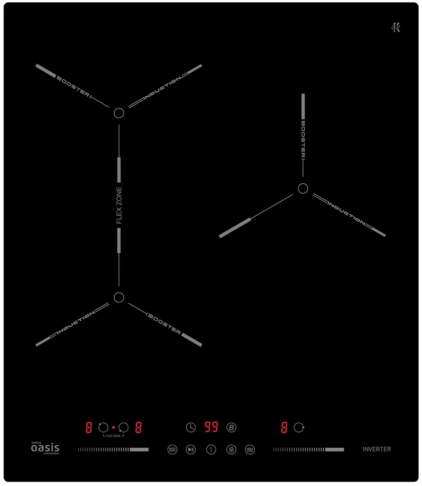 Фото товара: making Oasis everywhere P-EBG индукционная поверхность