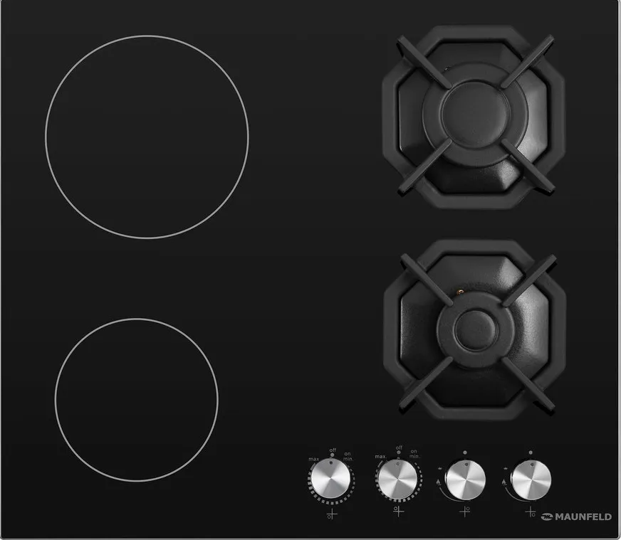 Фото товара: Maunfeld EEHG.642VC.2CB/KG комбинированная поверхность