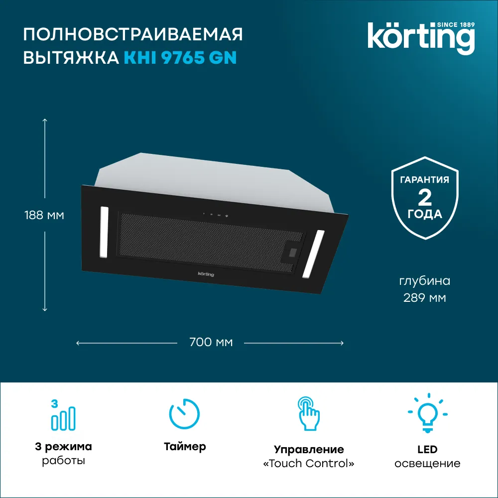 Детальное фото товара: Korting KHI 9765 GN