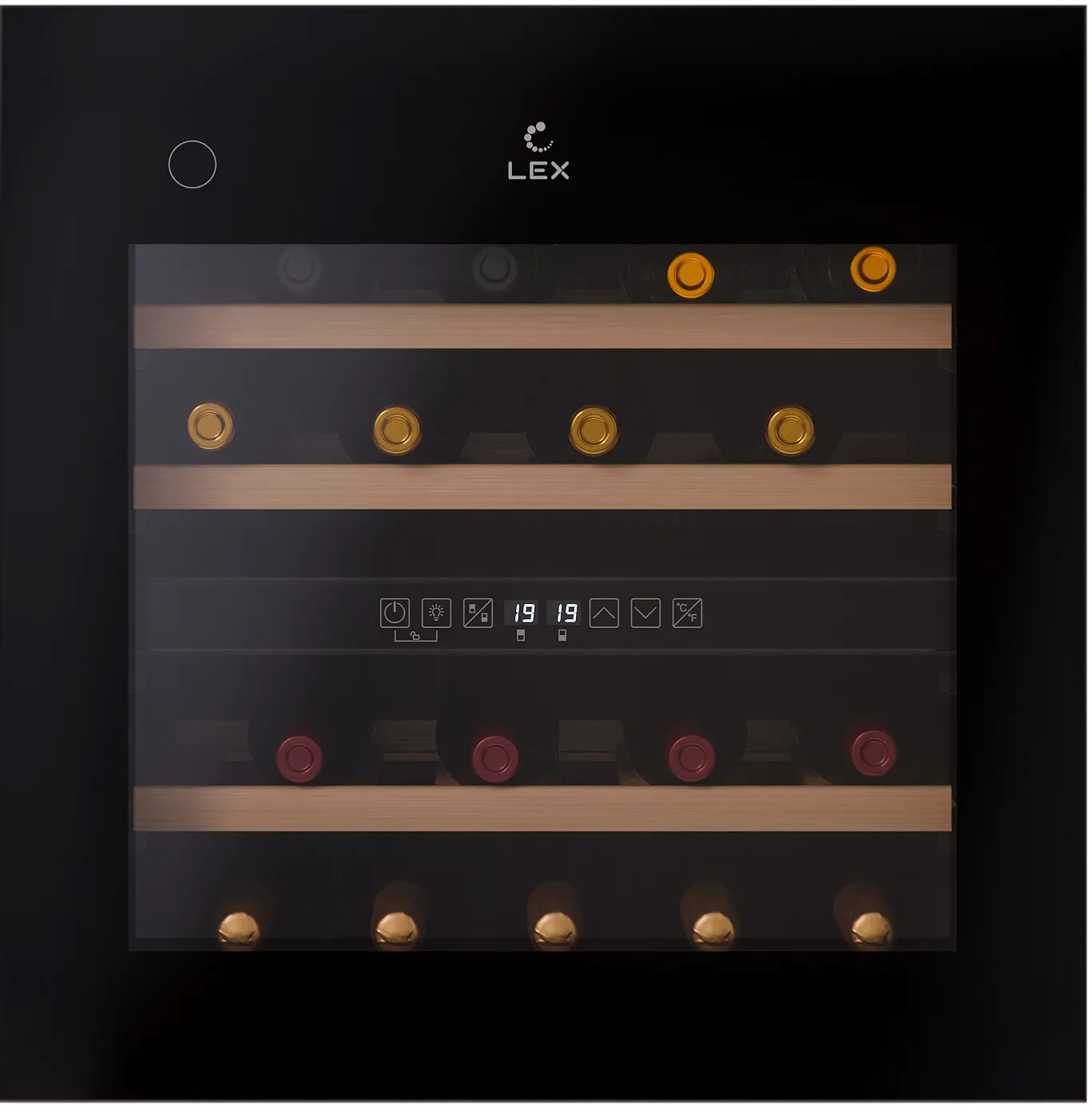 Детальное фото товара: LEX LWD6036BL dual zone PP