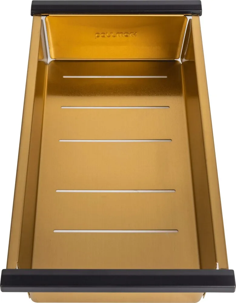 Детальное фото товара: Paulmark NEXT-MULTI SINK 58 UNI, мойка, нержавеющая сталь, брашированное золото