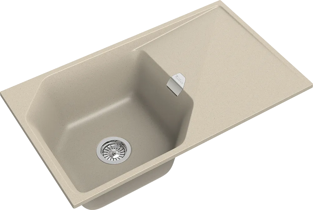 Детальное фото товара: Rivelato LOCUS LS-85 beige scuro, мойка, гранит, темно-бежевый