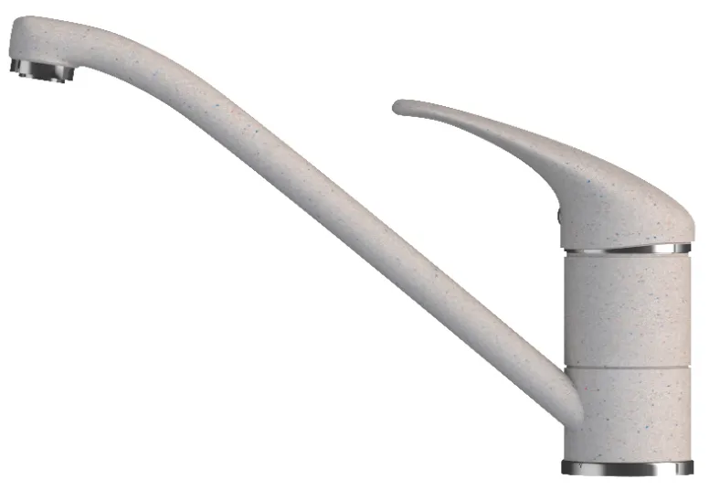 Фото товара: Polygran Низкий, смеситель, серый 14