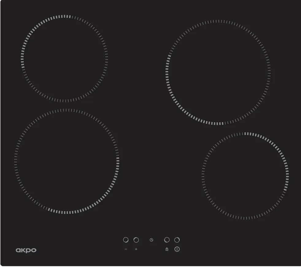 Фото товара: AKPO PKA 609014 BL стеклокерамическая поверхность