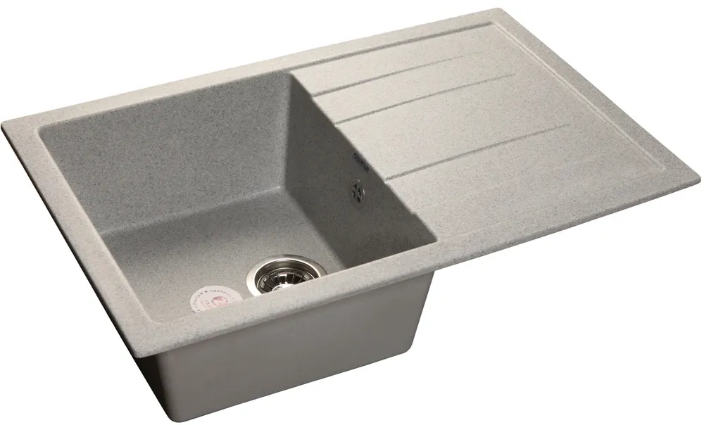 Детальное фото товара: GranFest QUADRO GF-Q-780 L, мойка, мрамор, серый