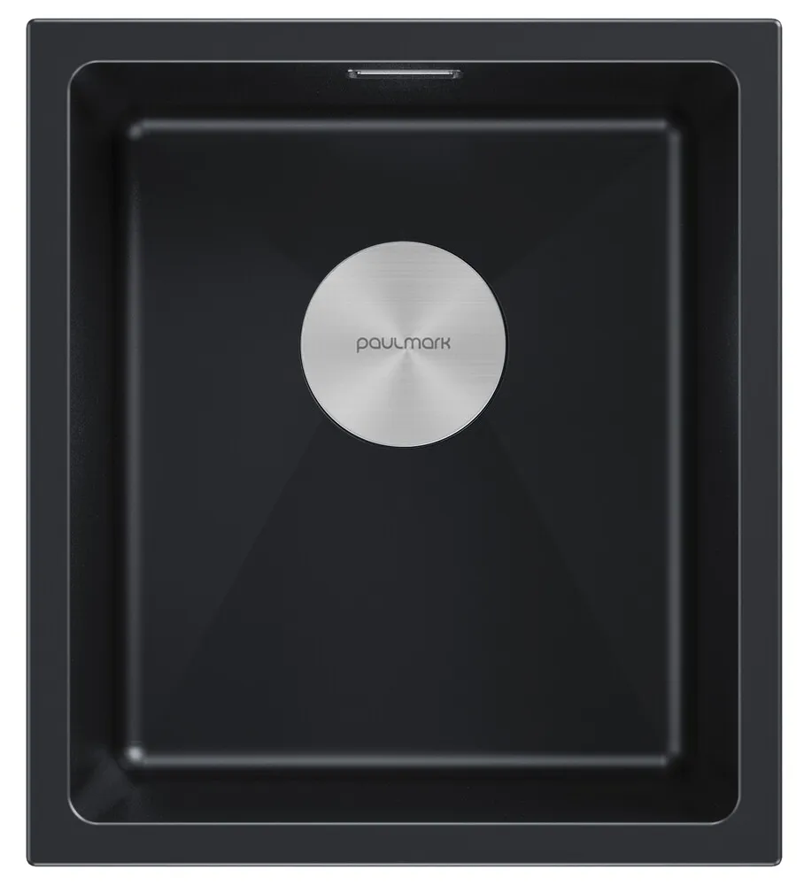 Фото товара: Paulmark LUMI 41UNI, мойка, гранит, черный металлик