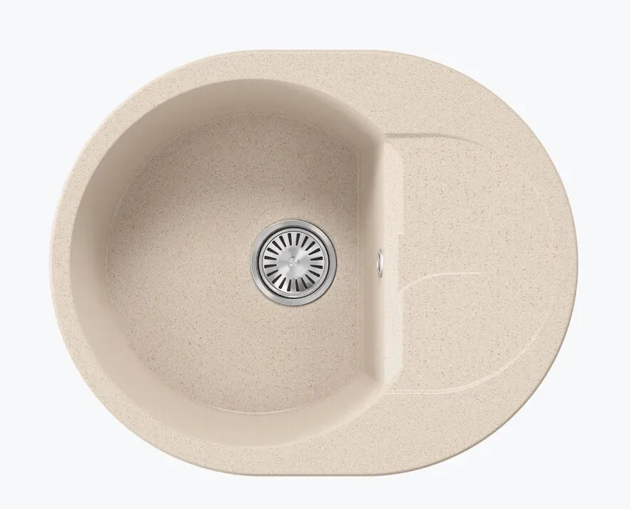 Фото товара: Polygran ATOL-620, мойка, мрамор, кремовый 327