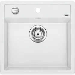 Детальное фото товара: Blanco Dalago 5-F, мойка, гранит, белый с клапаном-автоматом