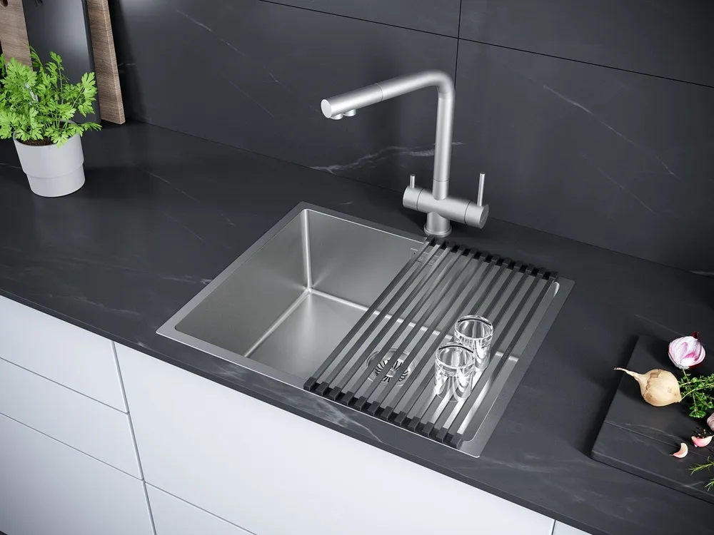 Детальное фото товара: Paulmark NEXT 54 UNI, мойка, нержавеющая сталь брашированная