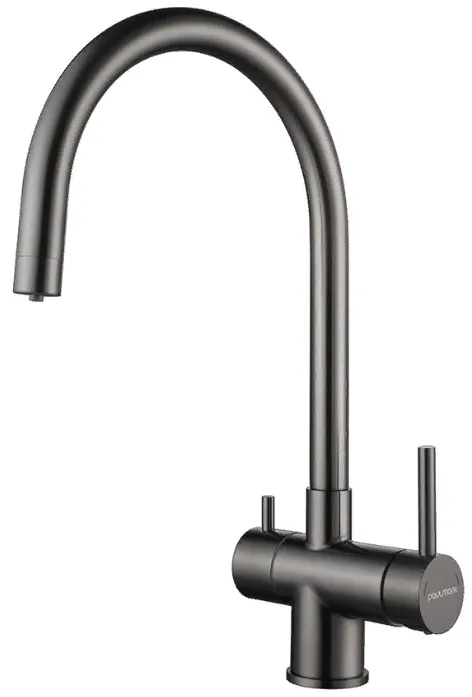 Фото товара: Paulmark HELLER, смеситель, вороненая сталь