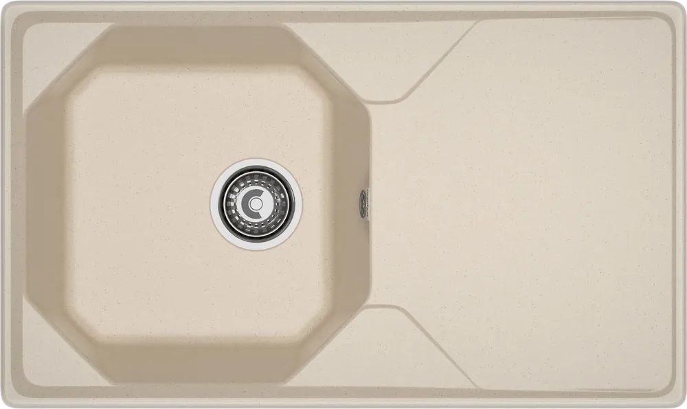 Детальное фото товара: GranFest UNIQUE GF-U-840L, мойка, мрамор, кашемир