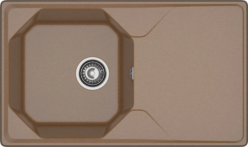 Фото товара: GranFest UNIQUE GF-U-840L, мойка, мрамор, терракот