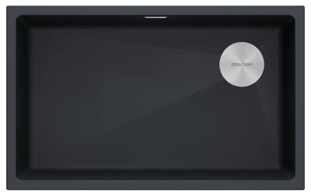 Фото товара: Paulmark LUMI 74UNI-SKEW, мойка, гранит, антрацит