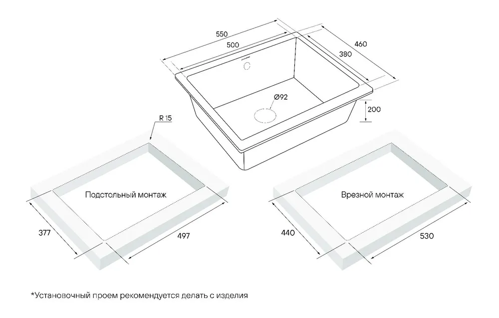 Схема встраивания