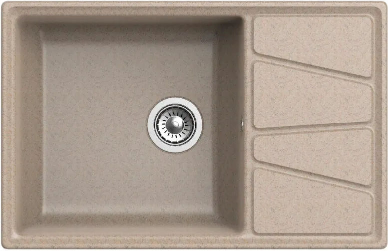 Детальное фото товара: GranFest VERTEX GF-V-780L, мойка, мрамор, песочный