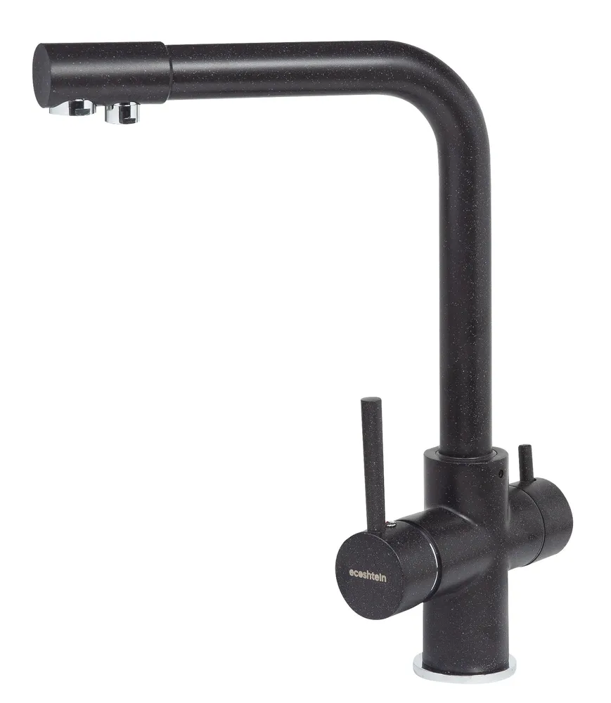 Детальное фото товара: Ecoshtein ES 0400, смеситель, гранит, антрацит