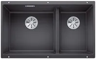 Детальное фото товара: Blanco Subline 430/270-U, мойка, гранит, темная скала