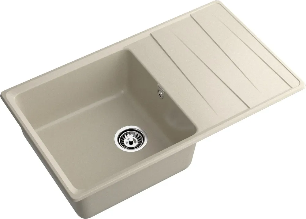 Детальное фото товара: GranFest LEVEL GF-LV-860L, мойка, мрамор, топаз