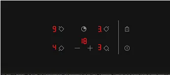 Детальное фото товара: De Dietrich DPV4605HB стеклокерамическая поверхность
