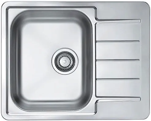 Фото товара: ALVEUS LINE 110 NAT 90 FI, мойка, нержавеющая сталь (в комплекте с сифоном 1130551)