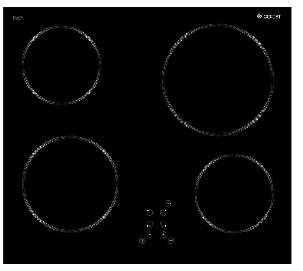 Фото товара: GEFEST ПВЭ 4233 K11 электрическая поверхность