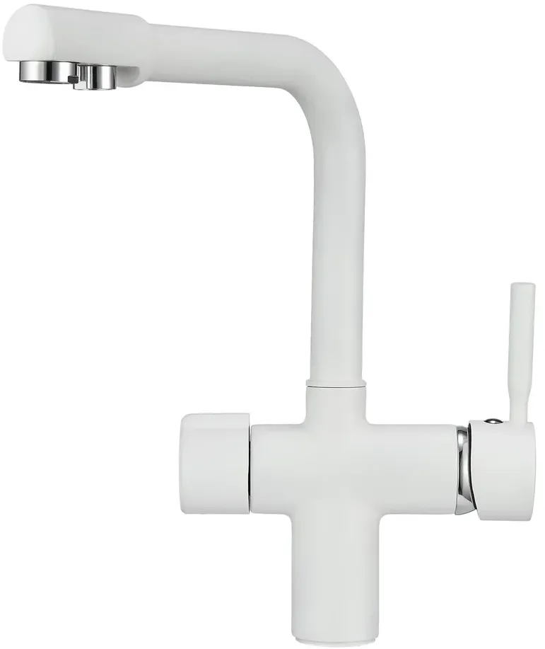 Фото товара: GRANULA 2088 смеситель, гранит, арктик (белый)