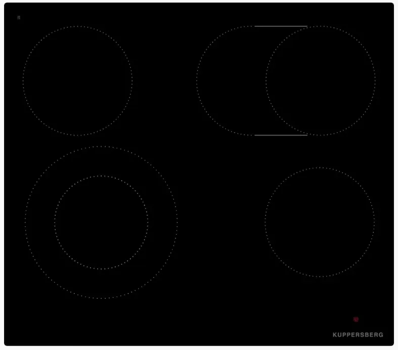 Фото товара: Kuppersberg ECS 624 стеклокерамическая поверхность