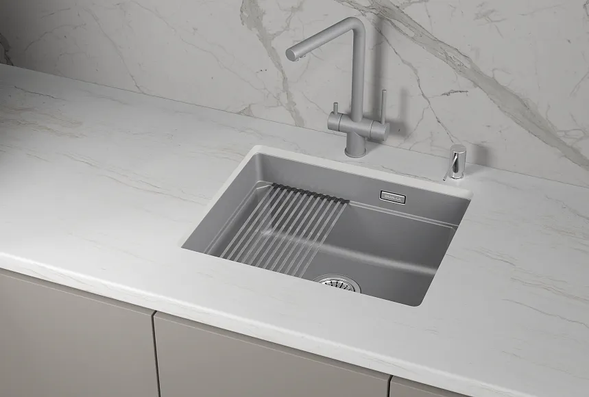 Детальное фото товара: GRANULA 5501iU мойка, гранит, алюминиум