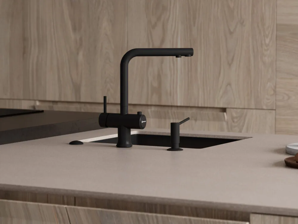 Детальное фото товара: Omoikiri Taki 49-U/IF-GB, мойка, нержавеющая сталь/графит