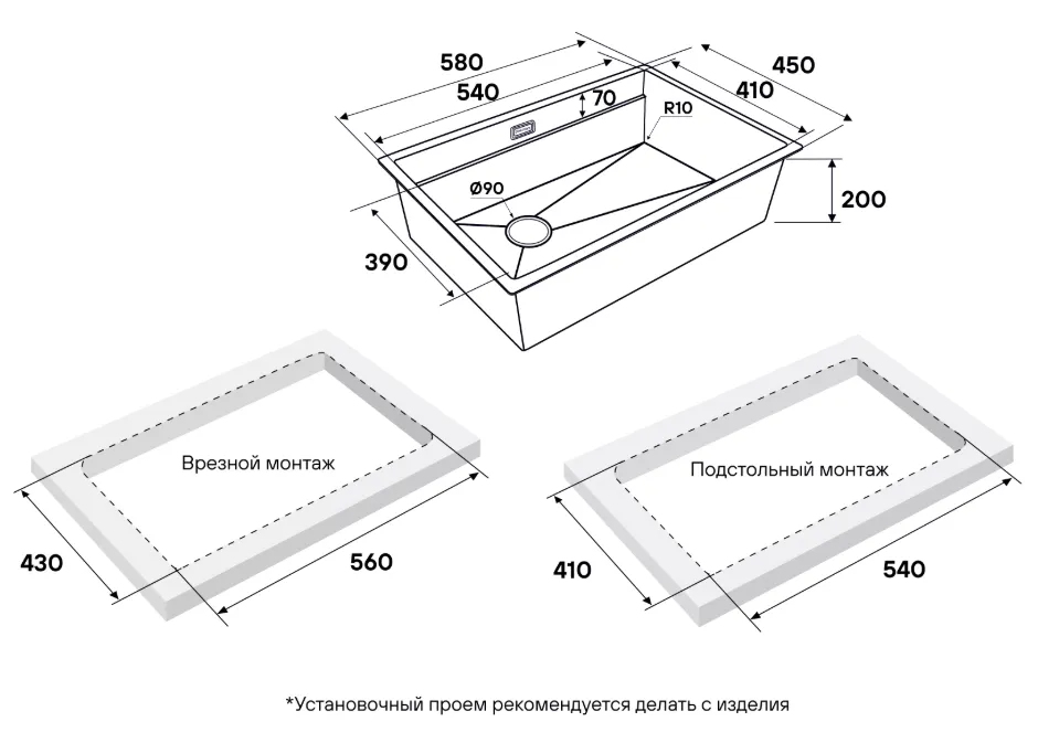 Схема встраивания