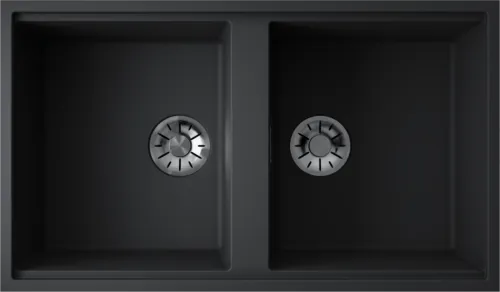 Фото товара: Omoikiri Kitagawa 83-2-U-GB, мойка, керамика, графит