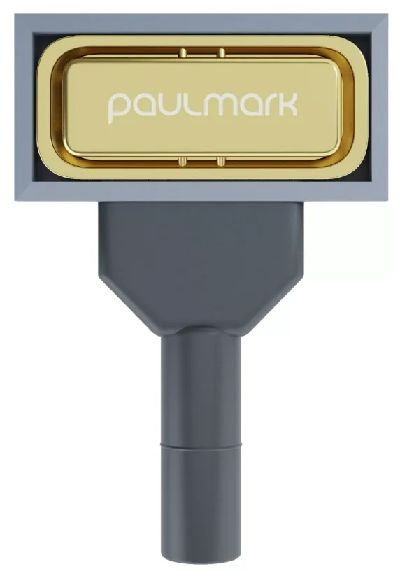 Фото товара: Paulmark PM24-LG, перелив овальный с логотипом, светлое золото